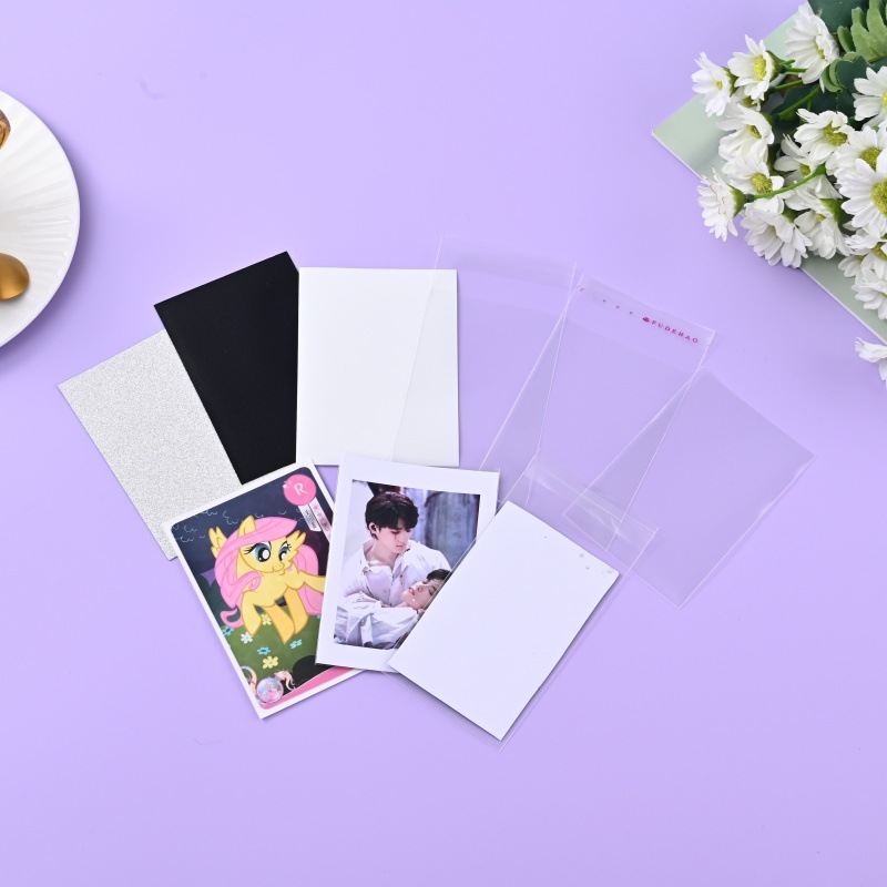 Pony Polly CPP20 silk card film card set 3 inch 6 inch album small card protective film bag HD transparent 10 silk