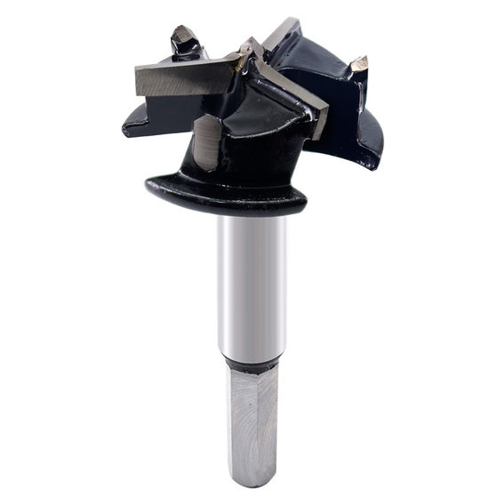 Woodworking hole opener drill three-blade 35mm punching hinge hinge special wood board opening round door lock drawer