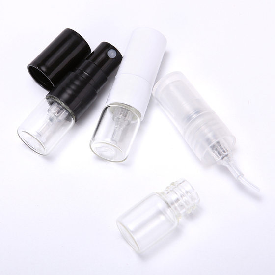 Perfume sub-bottling 1ml glass high-end portable direct sample sub-bottling artifact fine spray press empty bottle