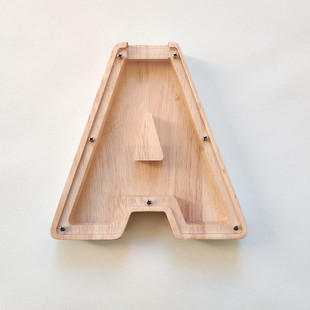 INS Style Creative Home Oak Letter Piggy Bank Ornaments Coffee Shop Coffee Bean Decoration Storage Pot Tip Pot