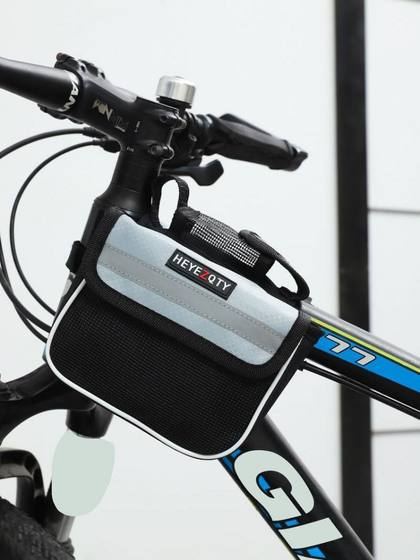 Bicycle bag mountain bike front beam bag single car tube saddle bag beam bag supply cycling mobile phone bag cycling outfit