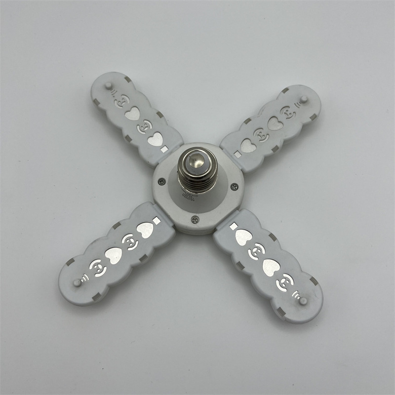 LED leaf light mini sugar gourd 4 leaf 28W deformation light super bright leaf light folding led light