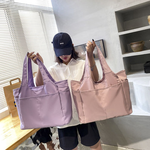 2023 New Fashion Oxford Cloth Women's Bag Handbag Casual Multi-Pocket Large Capacity Travel Bag Nylon Shoulder Dance Bag
