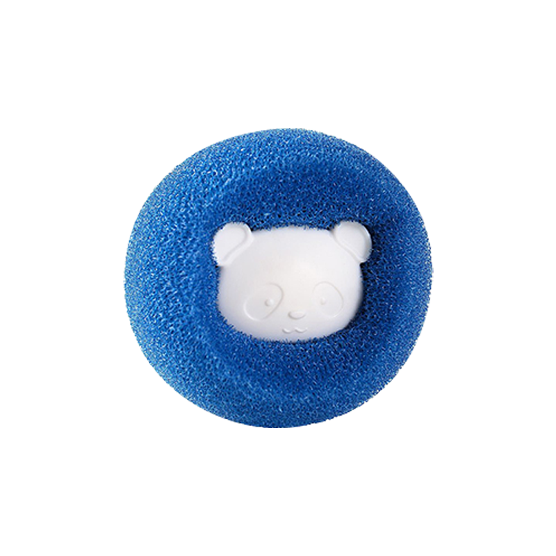 Washing Machine Sticky Hair Artifact Anti-winding Decontamination Wear-resistant Sponge Laundry Ball Cute Bear Imitation loofah