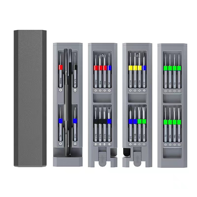 New S2 quick change household screwdriver magnetic multi-use precision glasses screwdriver set 31 in one