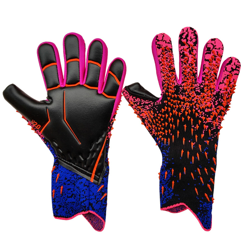 Spot non-standard professional latex waterproof non-slip gloves adult children goalkeeper training football goalkeeper gloves