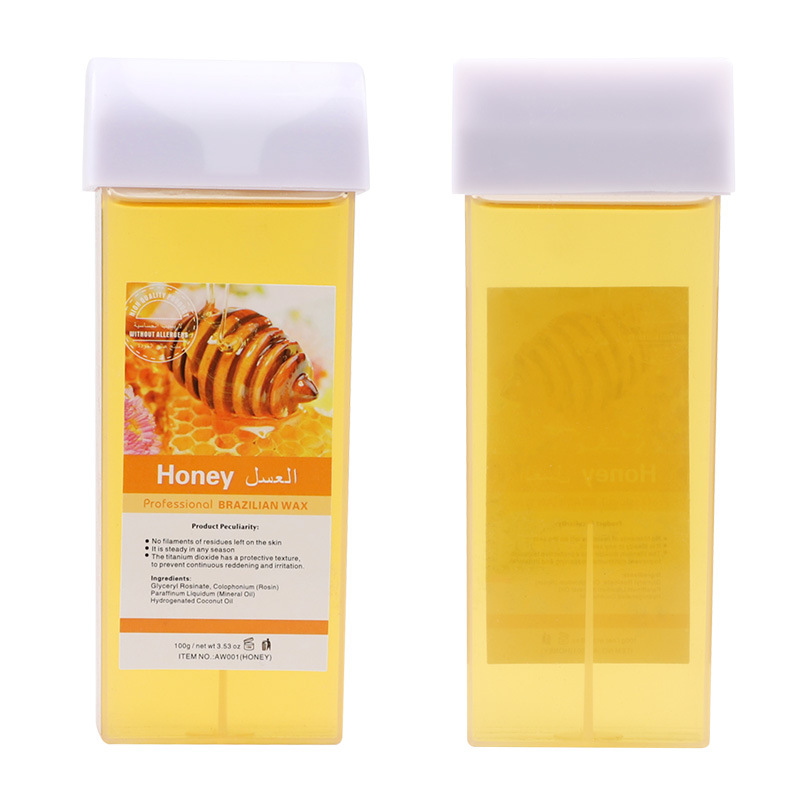 Cross-border 100g neutral Depilatory Wax strip warm wax portable beeswax handheld support wax ball wax body cleaning