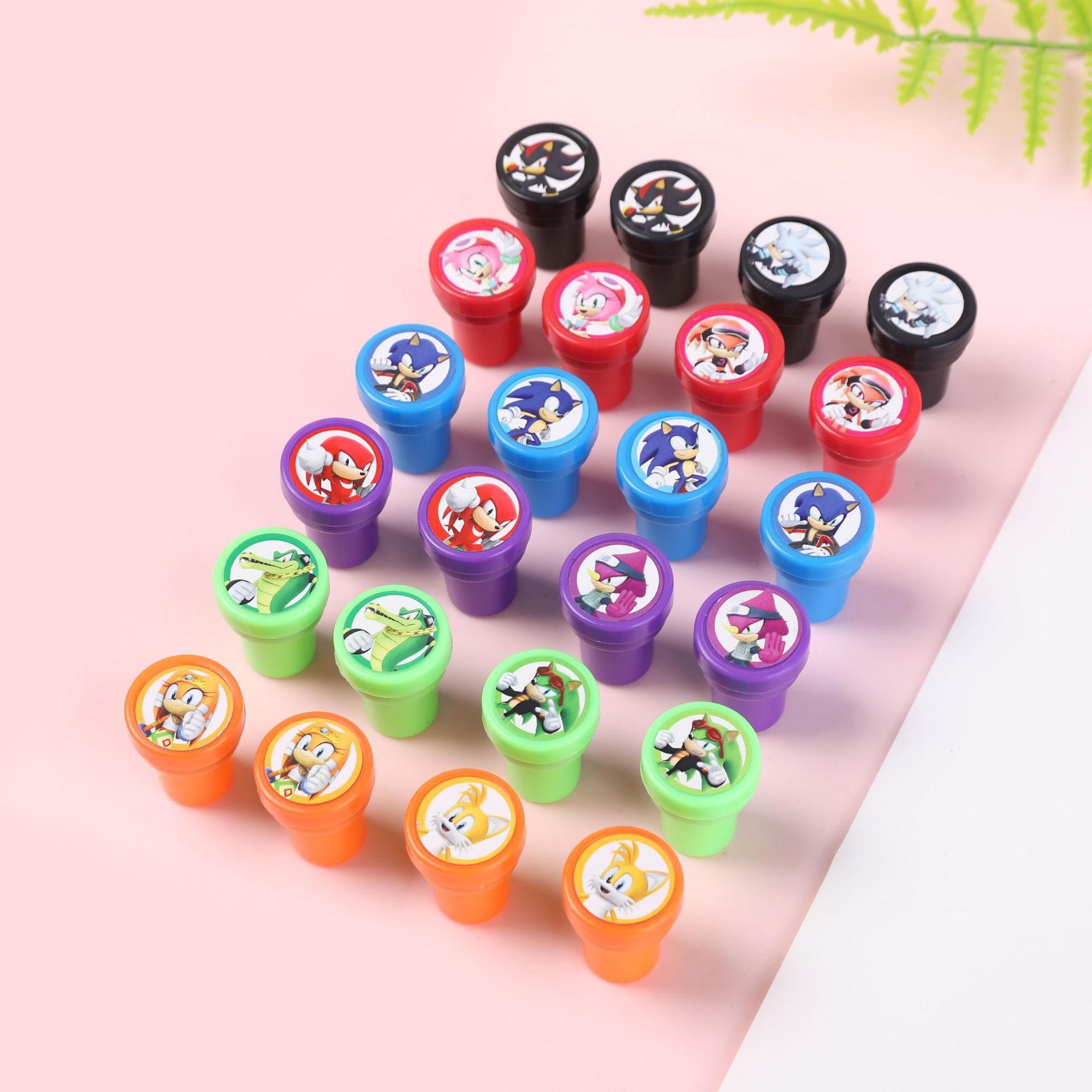 Cross-border Sonic Seal Children's Toy Cartoon Seal Cartoon Pattern Open Cap Seal Heat Shrink