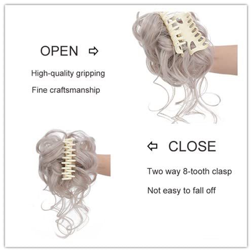 Foreign trade wig ring fashion hair package ball head coil hair artifact fluffy and messy long beard braid wig grab clip hair ring