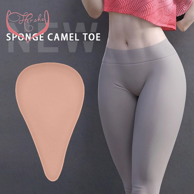 Autumn cross-border sponge self-adhesive seamless anti-exposure stickers sports yoga underwear stickers camel toe invisible thin women