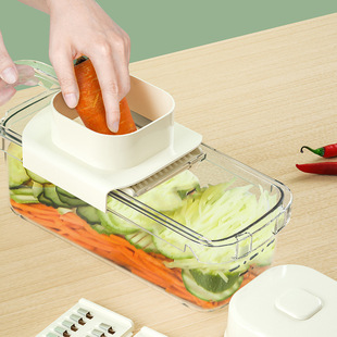 Household kitchen multi-function vegetable cutter slice shredded potato grater cross-border vegetable cutter