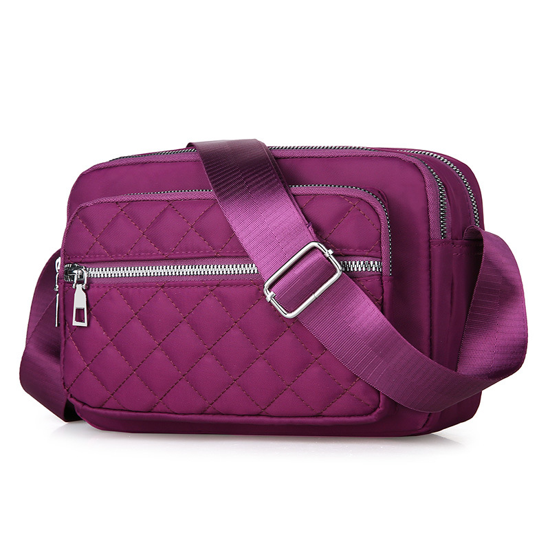 Women's bag Korean fashion new embroidery thread middle-aged and elderly large capacity shoulder crossbody cloth bag stall supply factory price wholesale