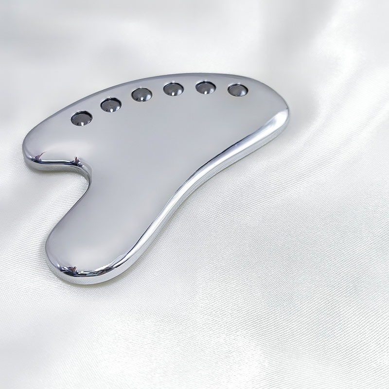 New cross-border thickened 304 stainless steel heart-shaped shaving board facial special beauty shaving Board beauty tools