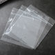Transparent Portable Self-sealing Bag in stock Frosted Bag Plastic Cartilage Packaging Bag Clothing Scarf PE Chain Patch Strand Bag