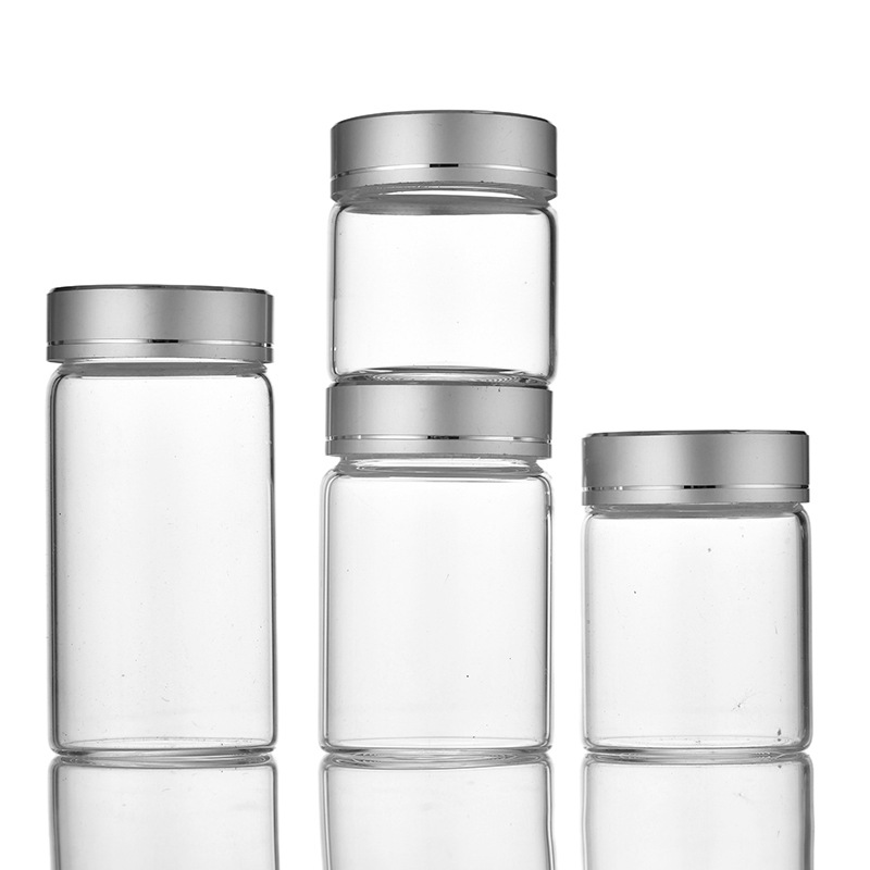 47mm diameter borosilicate glass tube bottle liquid small medicine bottle wishing bottle drifting bottle tea candy sub-bottle