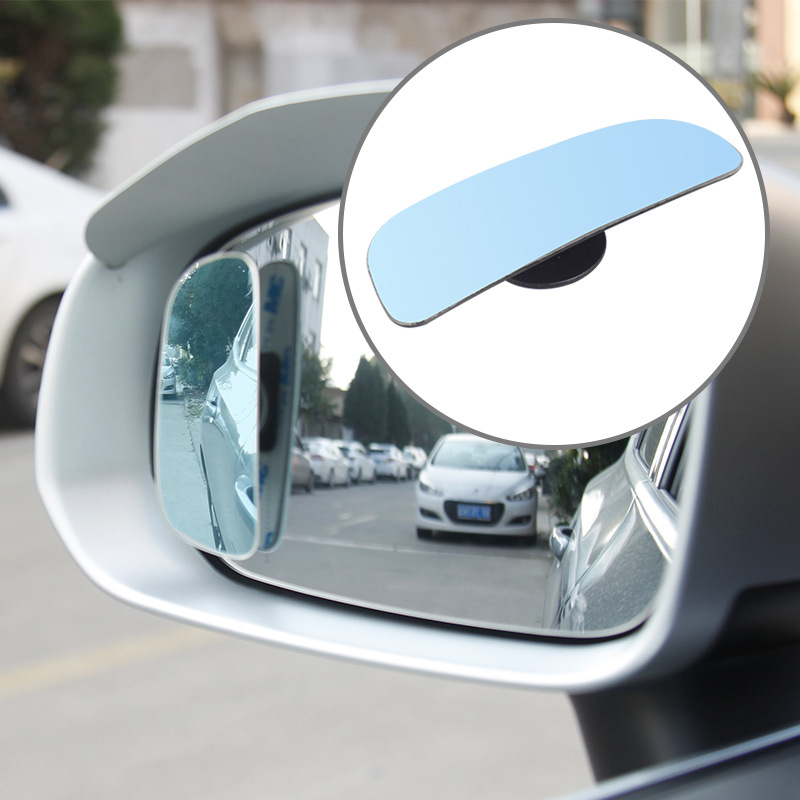High-definition borderless small round mirror for Car Rearview Mirror, large size and large field of view, car blind spot mirror, anti-glare blue mirror