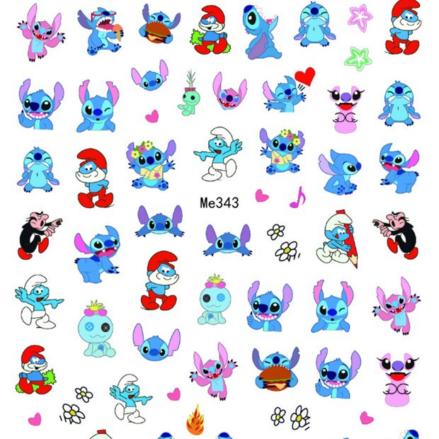 Stiewell nail stickers factory spot new cute cartoon Stiewell nail stickers Me343-354