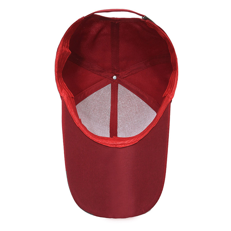 New Hat Men's Spring and Summer Outdoor Baseball Cap Long Brim Canvas Sunscreen Shade Letter Fishing Cap Cap