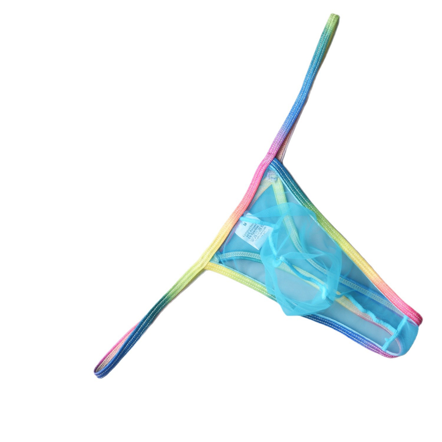 Passion Peng Bai men's thong men's sexy low waist transparent bag man show temptation men's high elastic underwear B901
