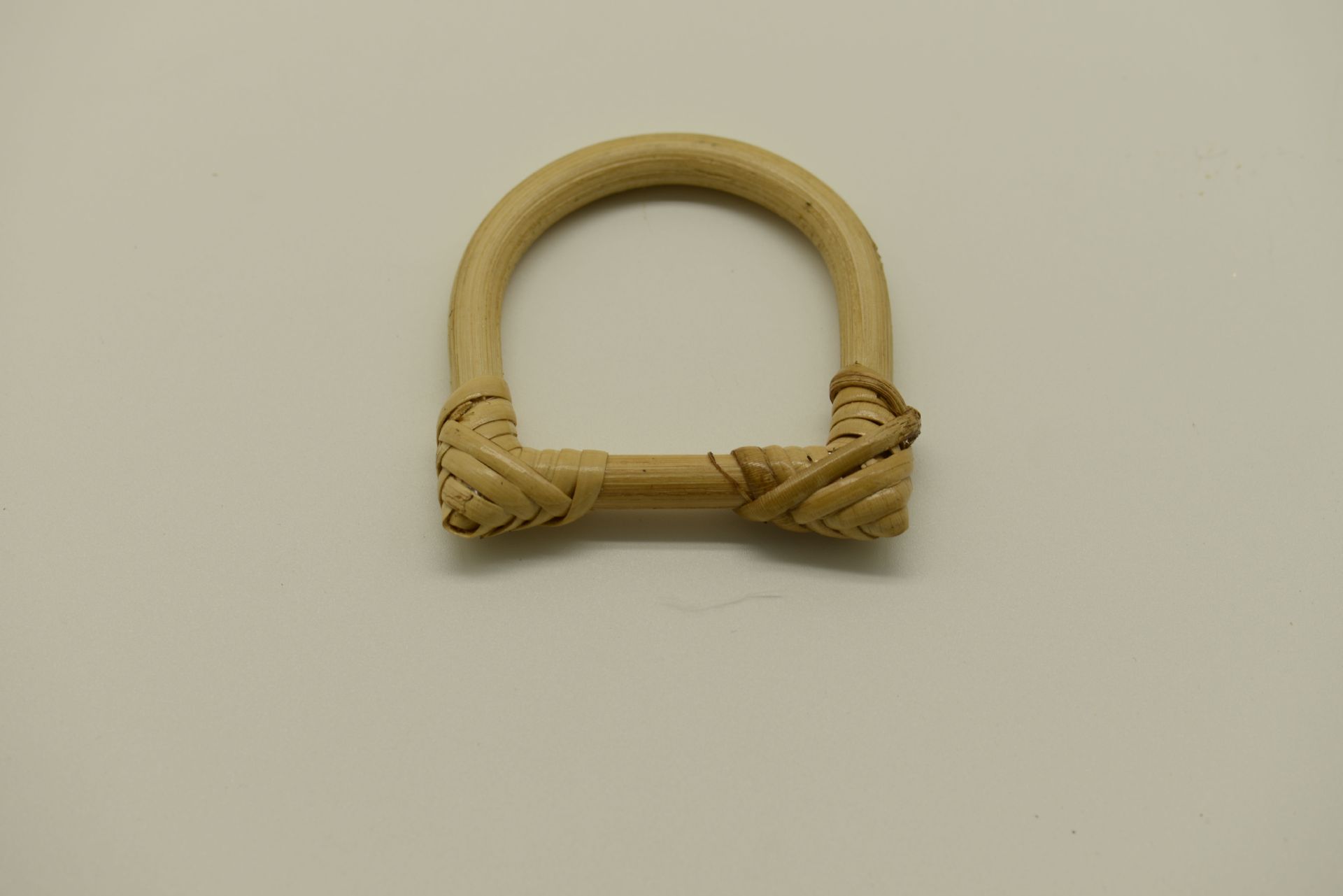 Small and exquisite natural white rattan bamboo hoop crafts for handbag and bag handle decoration