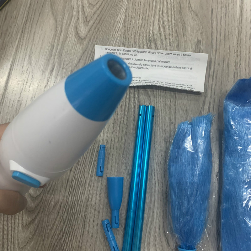 New second-generation household cleaner cleaning brush dust collector dust duster large handle electric feather duster