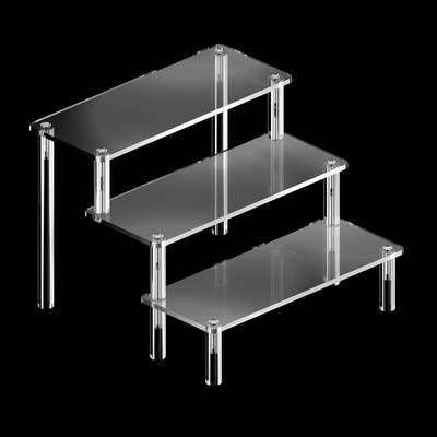 Acrylic storage rack blind box storage box hand-made Display stand doll stand display box storage shelf trapezoidal display rack