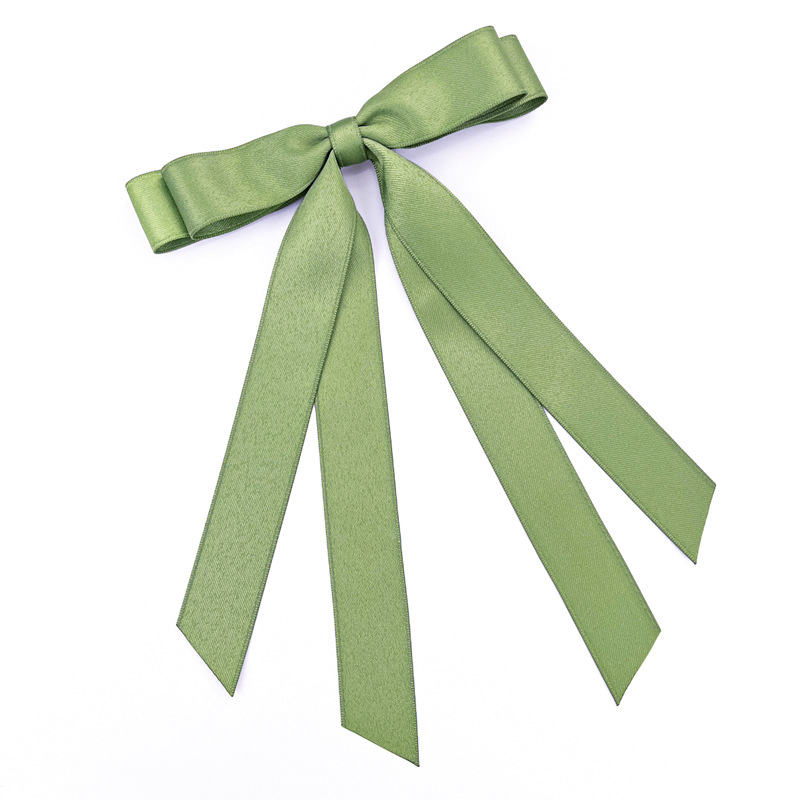 Doppellagige Haarspange mit Schleife im koreanischen Stil für Damen, Ballettmädchen, seitliche Klammer am Hinterkopf, schlichtes, allgleiches Haar-Accessoire_voghion.com
