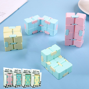 Cross-border Flip Pocket Dice Rubik's Cube Creative Finger Rubik's Cube Decompression Vent Unlimited Rubik's Cube Educational Toys
