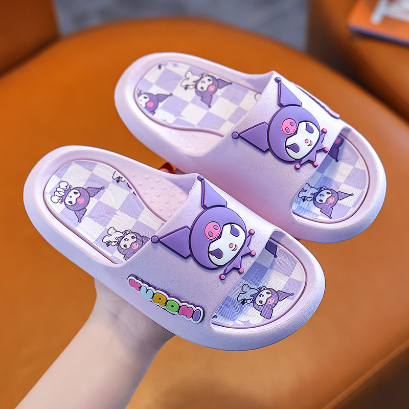 Coolomi slippers women's home indoor bathroom bath non-slip soft bottom couple home Sanrio slippers outdoor wear