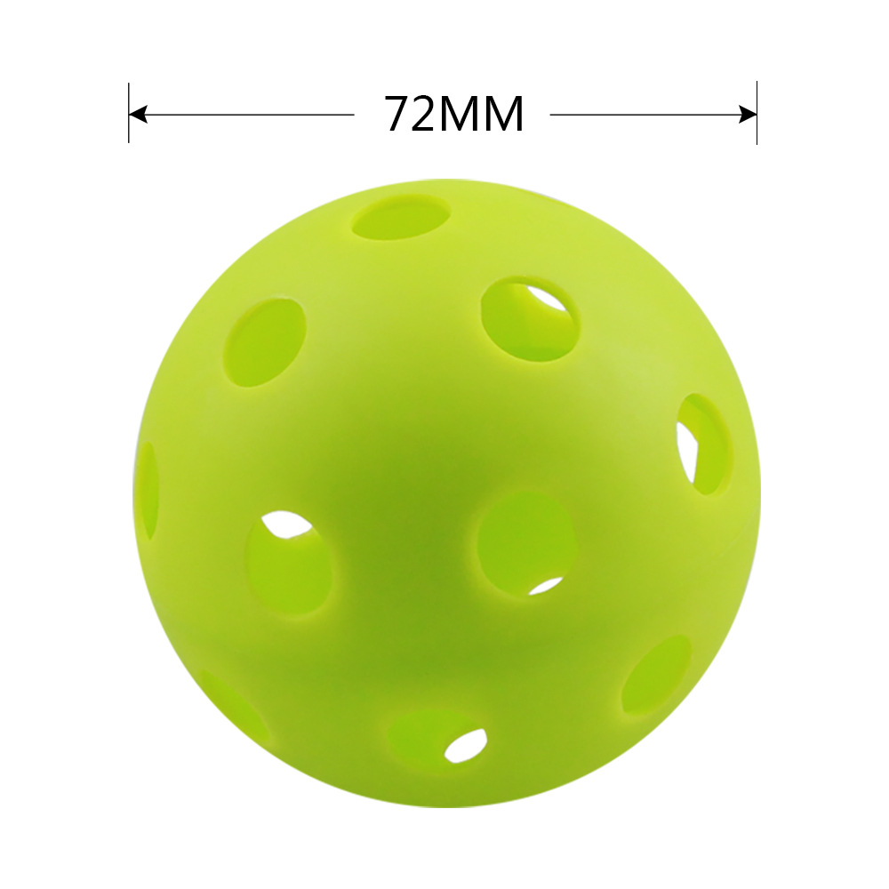 72mm Super Soft Peak Ball EVA Injection Molded 26 Hole Ball Weifu Floor Plastic Practice Baseball