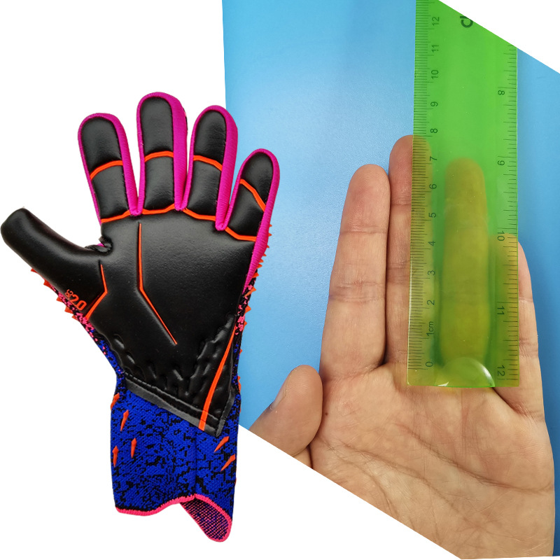 Spot non-standard professional latex waterproof non-slip gloves adult children goalkeeper training football goalkeeper gloves