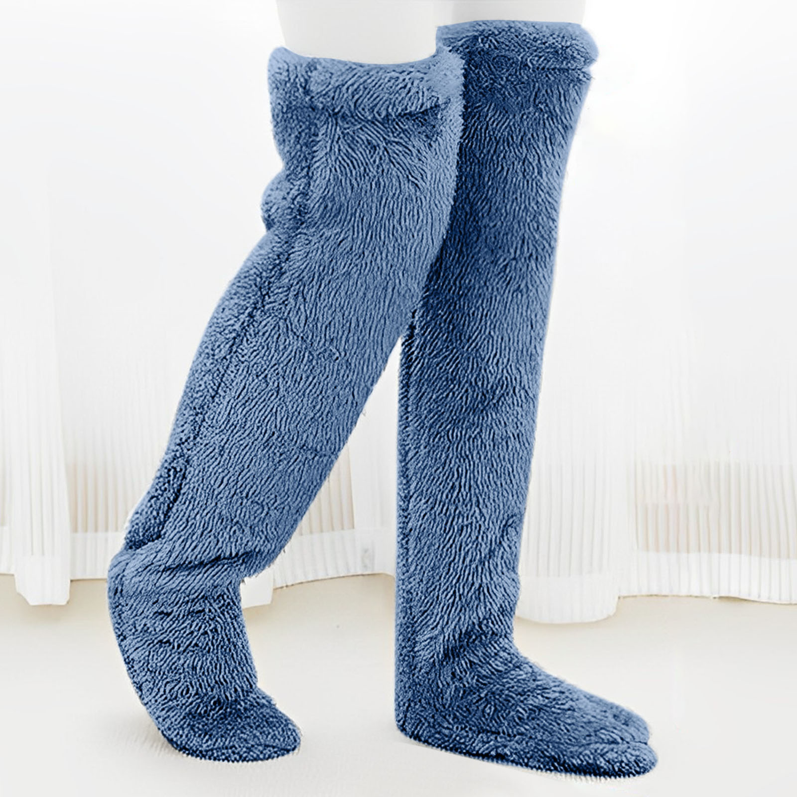 2023 autumn and winter cross-border Amazon independent station teddy bear floor socks stockings knee pads warm high socks for girls