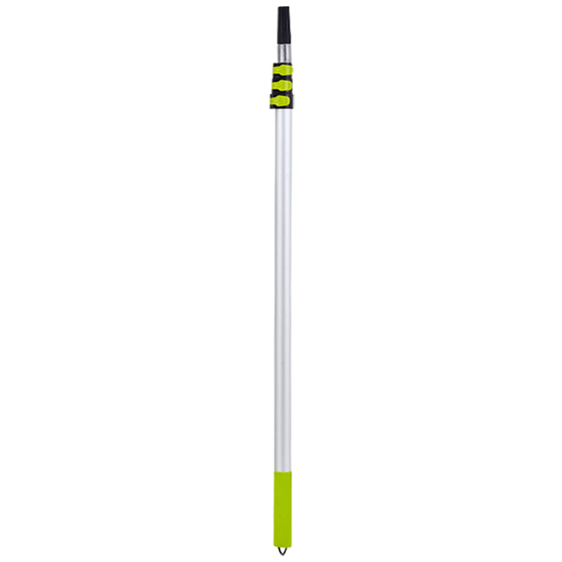 New aluminum alloy stainless steel rubber head aluminum head telescopic rod multifunctional extendable rod roller brush lengthened rod