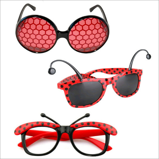 Ladybug Costume Bee Ladybug Headband Glasses Ladybug Girl Decoration Cartoon Party Props Fly Dress Up Props