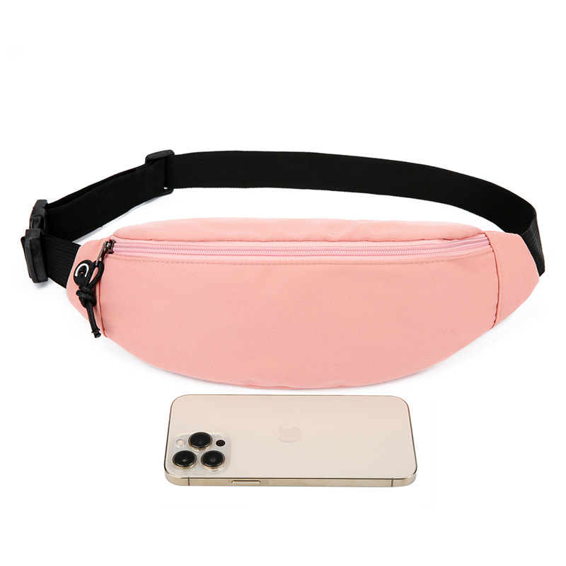 Shoulder bag trendy new outdoor simple men's and women's waist bag nylon anti-splashing large capacity mobile phone bag foreign trade Wholesale