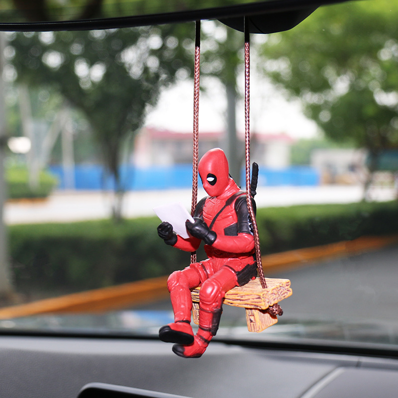 cartoon-deadpool-swinging-duck-series-car-rearview-mirror-pendant-reading-little-cheap-handheld-doll-car-decoration