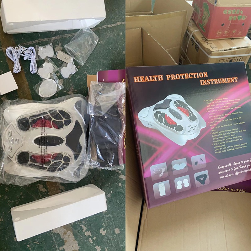 Source manufacturers full-automatic foot massage machine Qi and blood circulation machine household foot massage machine EMS foot massager
