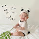 ins Summer Korean Children's Wear Baby One-Piece Clothes for Boys and Girls Baby Printed Triangle Climbing Clothes for Baby and Child