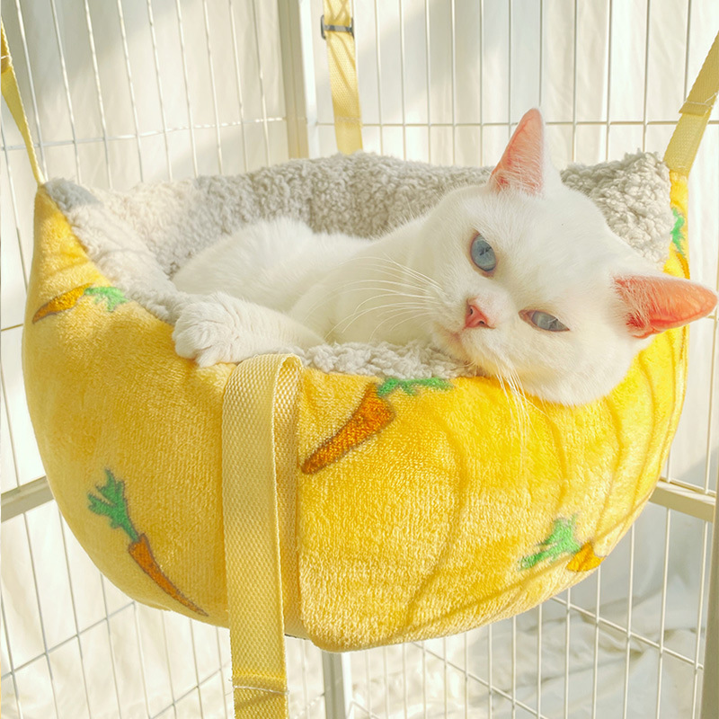 Cat Hammock Hanging Nest Cat Nest Hanging Cat Swing Sun-basking Artifact Pet Hanging Basket Cat Bed Cat Cage Hanging Nest