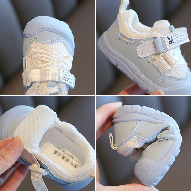 New baby shoes 0-1-3 years old toddler shoes male baby soft bottom non-slip girl baby shoes spring and autumn functional