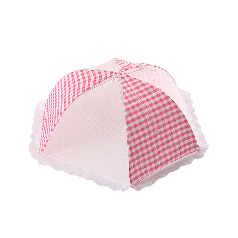 Factory direct creative home dish cover food dust cover fine mesh ventilation Korean printing insect cover wholesale