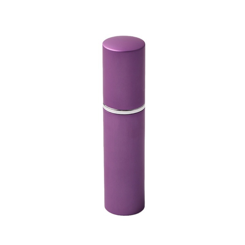 5ml flat glass spray empty bottle mini portable anodized perfume bottle logo printing perfume bottle