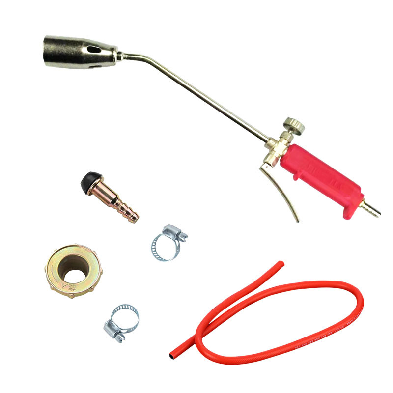 Source factory fire gun household Waterproof high temperature burning pig hair gas cutting torch stainless steel liquefied gas fire gun