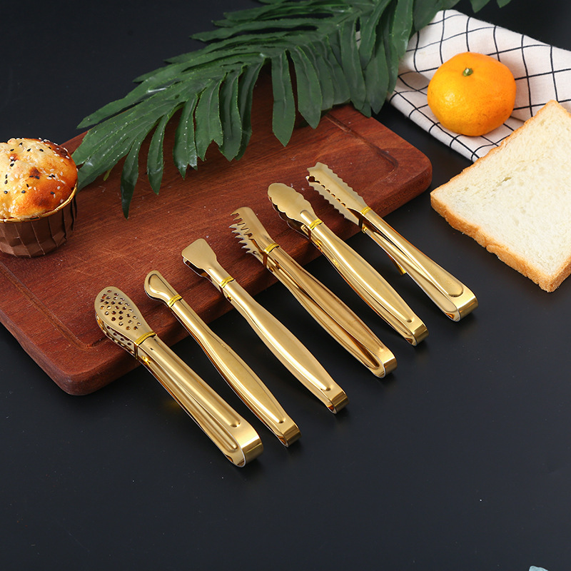 Stainless steel food clip food bread clip buffet barbecue barbecue clip kitchen supplies ice clip steak clip