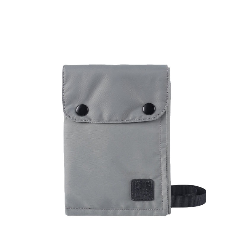 Weiqiang Overseas Travel ID Bag Nylon Hanging Neck Passport Bag Waterproof Storage Change Mobile Phone Bag Amazon