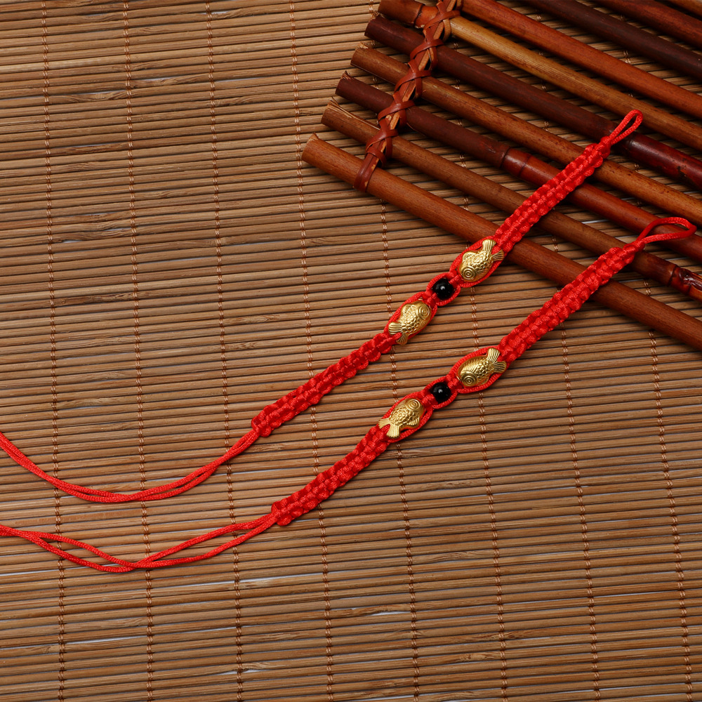 Hand-woven Pisces red rope bracelet Dragon Boat Festival colorful rope Pisces bracelet Yiwu small commodity hand rope wholesale