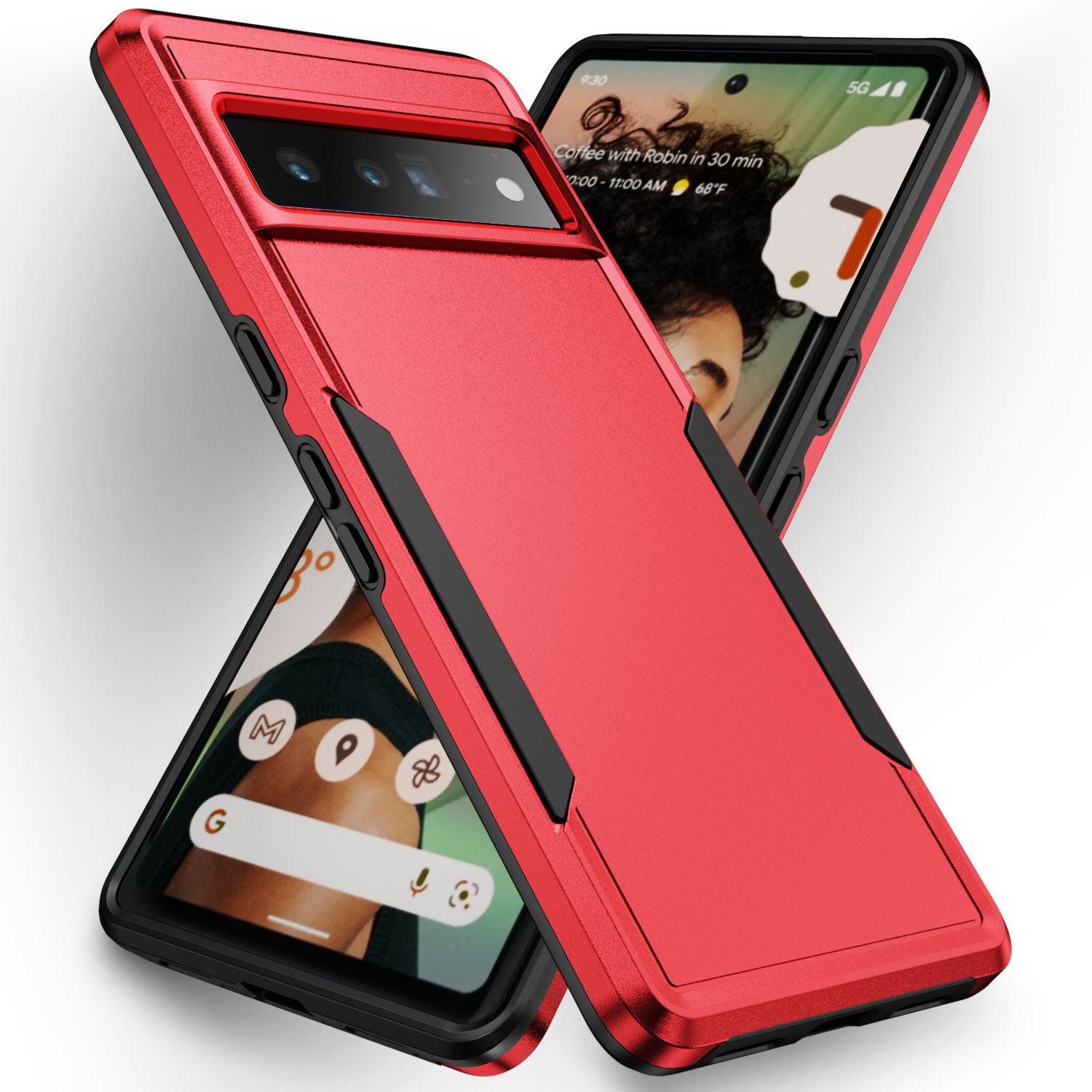 開拓者適用谷歌Pixel 8A手機殼pixel 9pro跨境二合一防摔7A保護套