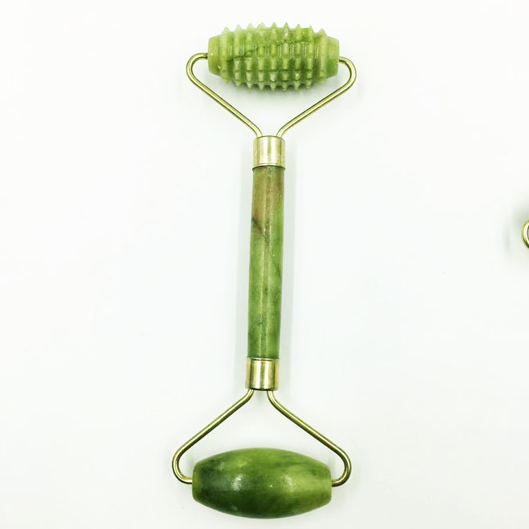 Factory direct supply natural jade beauty container massager facial roller Jade beauty instrument beauty Jade scraping tablets