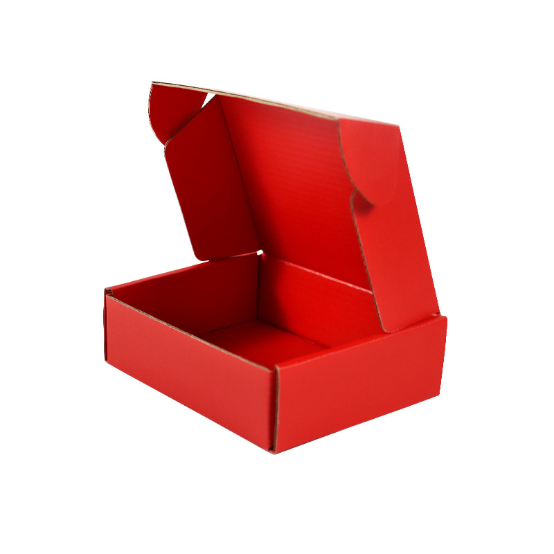 Red Flying Machine Box Kraft Paper Box Clothing Underwear Packaging Box Wear A Express Box Corrugated Box Printing