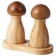 Creative Mushroom Pepper Grinder Acacia Wood Oak Pepper Grinder Solid Wood Sea Salt Black Pepper Grinder Bottle suit